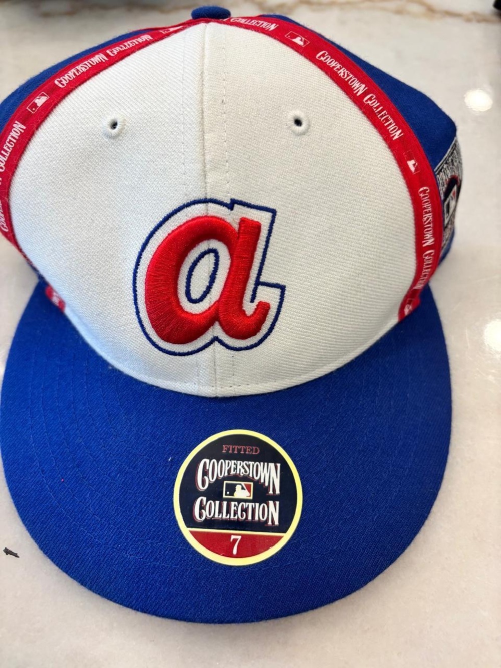 Atlanta Braves 1974 Cooperstown Collection Fitted Hat Size 7 MLB #B09